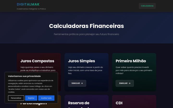 Captura de pantalla de digitalmak.com.br