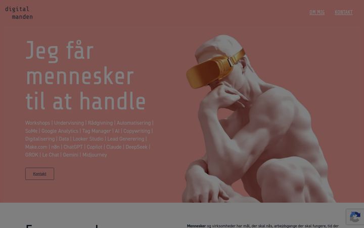 Screenshot of digitalmanden.dk