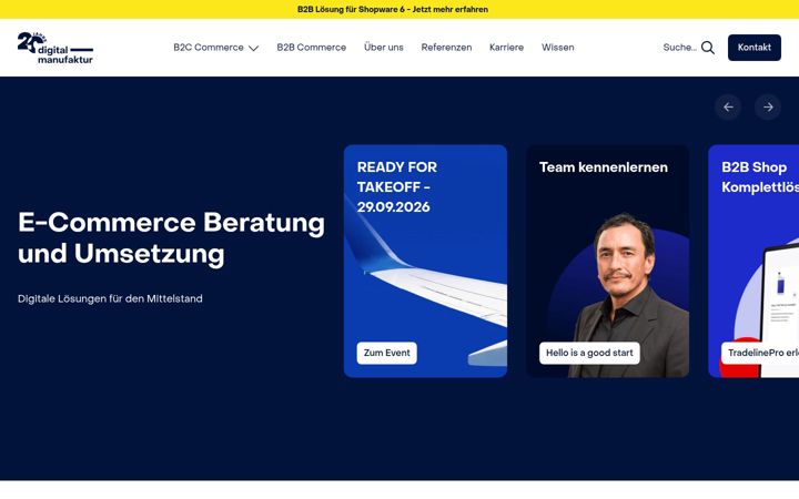 Screenshot of digitalmanufaktur.com