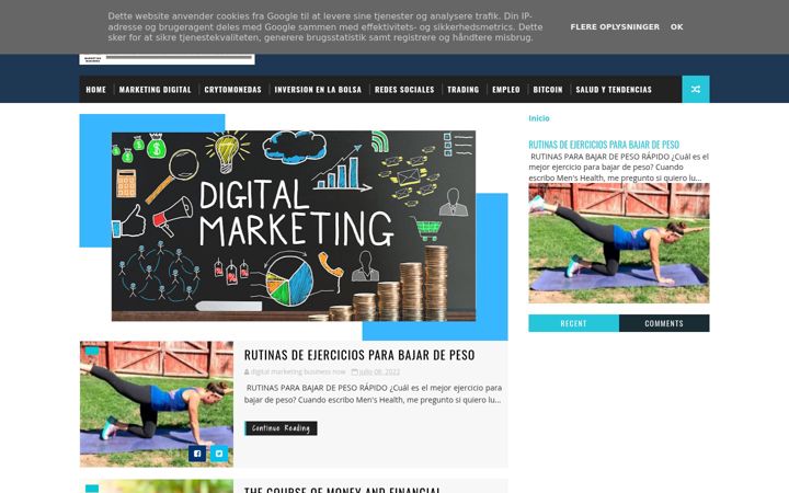 Screenshot of digitalmarketingbusinessnow.com