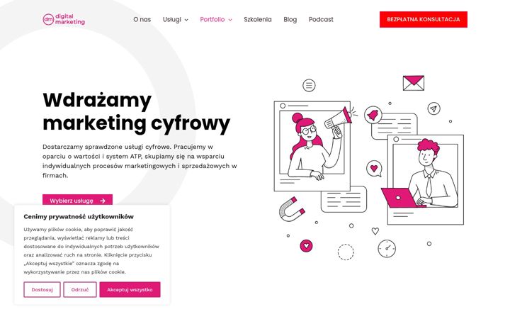 Snimka zaslona za digitalmarketingbyatp.pl