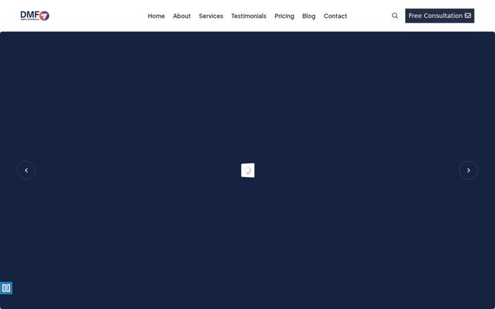 Screenshot of digitalmarketingfly.com