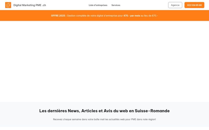 Screenshot of digitalmarketingpme.ch