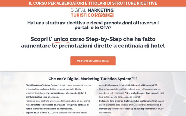Skærmbillede af digitalmarketingturisticosystem.it