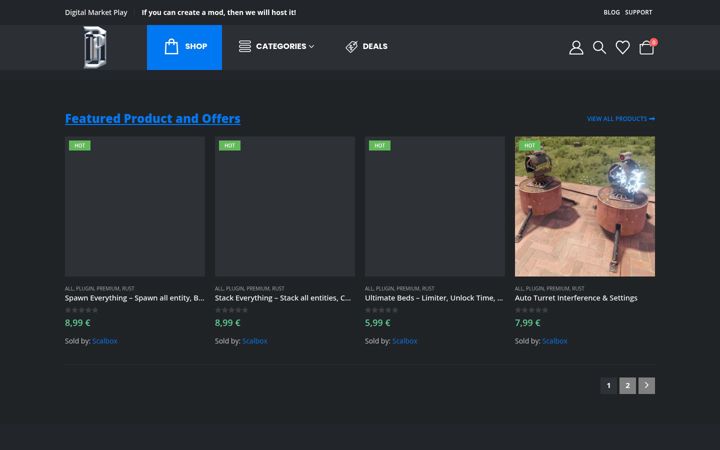 Screenshot of digitalmarketplay.com