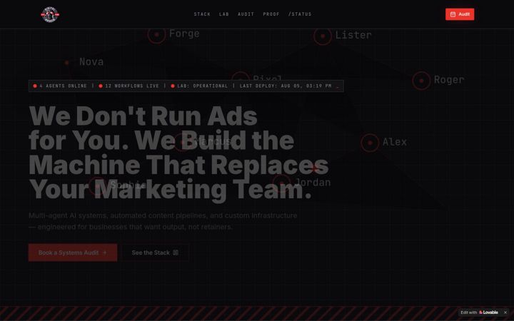Screenshot of digitalmayhem.org