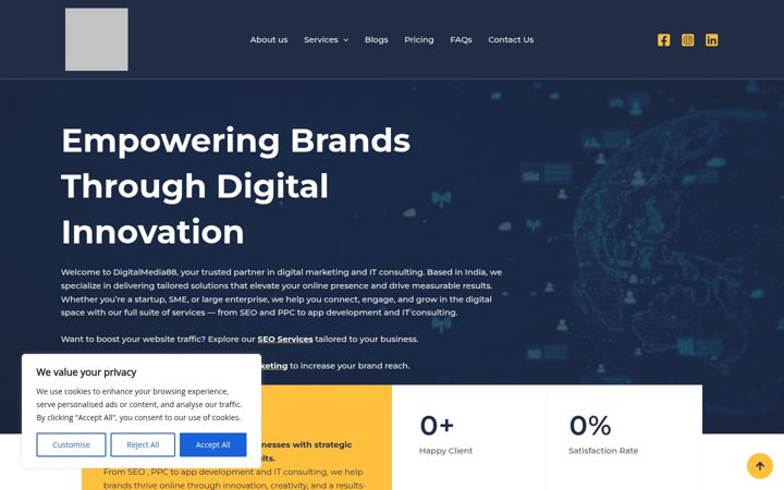 Screenshot of digitalmedia88.com