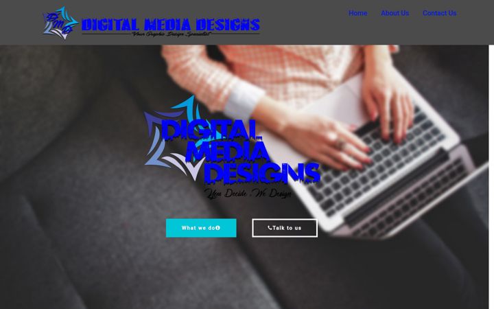 Snímek obrazovky digitalmediadesigns.co.za