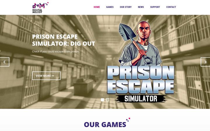 Screenshot of digitalmelody.eu