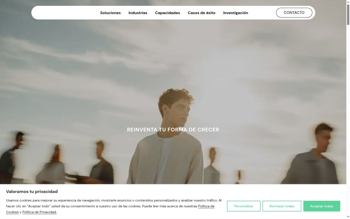 Screenshot tal-banner tal-kunsens muri qabel kwalunkwe interazzjoni