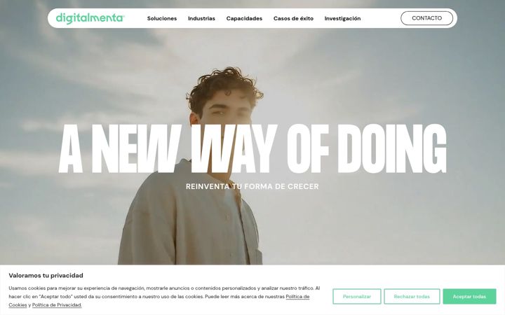 Screenshot of digitalmenta.com