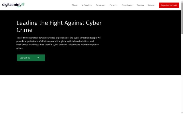 Екранна снимка на digitalmint.io