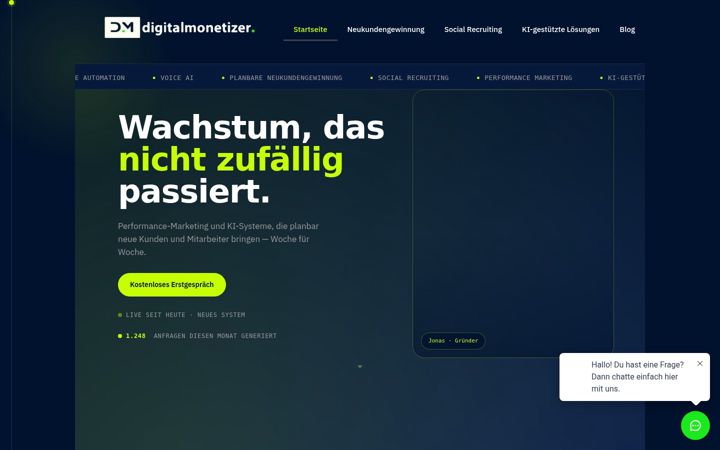 Screenshot of digitalmonetizer.de