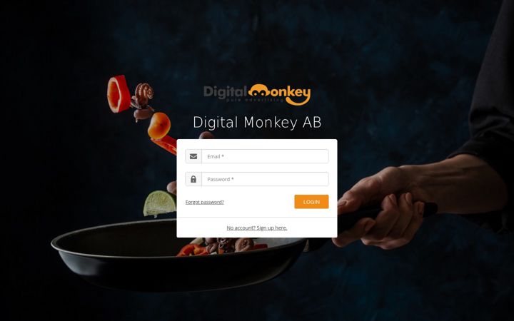 Ekrano kopija digitalmonkeyonline.se