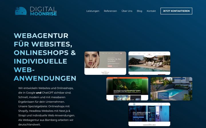 Screenshot of digitalmoonrise.de