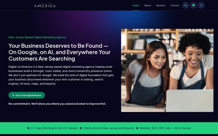 Screenshot of digitalnaamerica.com