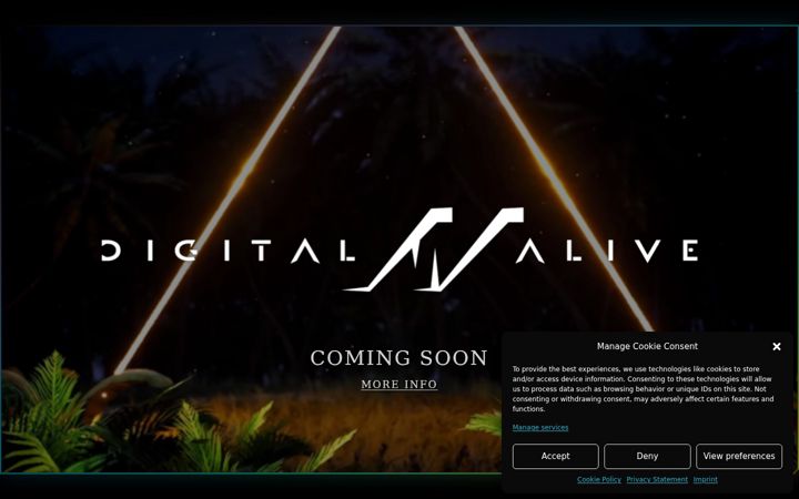 Screenshot of digitalnalive.com