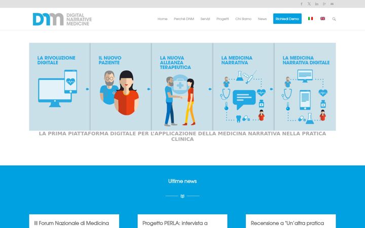 Screenshot of digitalnarrativemedicine.com