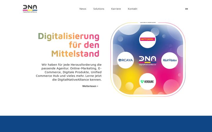 Screenshot ta' digitalnativealliance.com