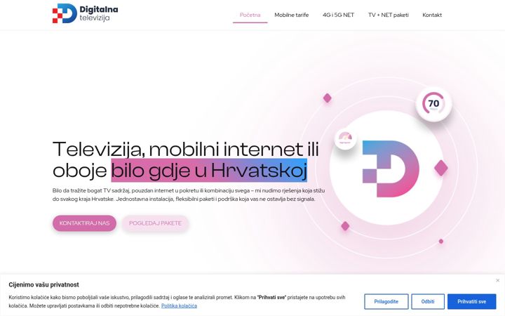 Screenshot of digitalnatv.hr