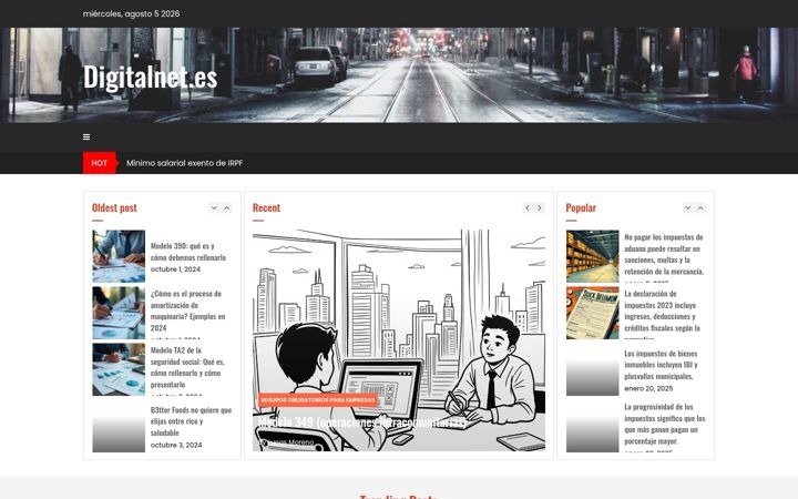 Ekraanipilt saidist digitalnet.es