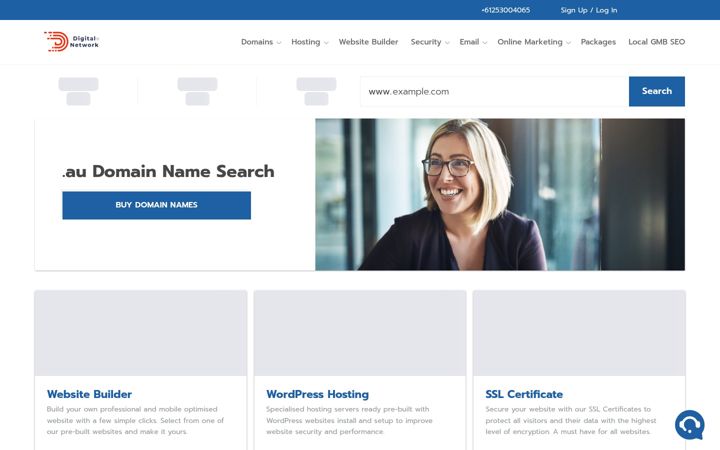 Captura de pantalla de digitalnetwork.com.au