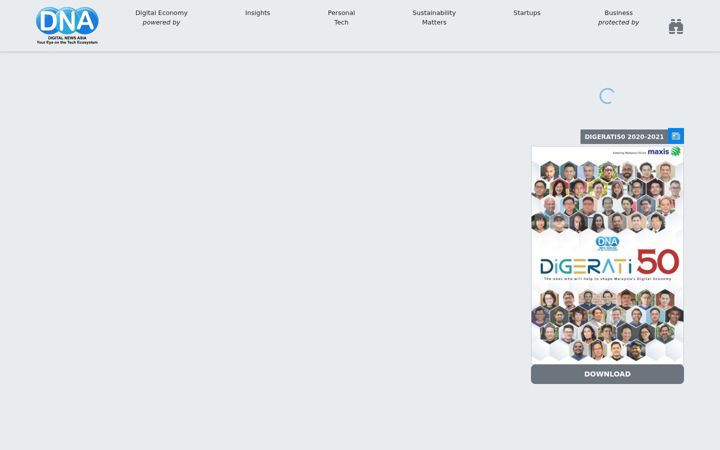 Screenshot of digitalnewsasia.com