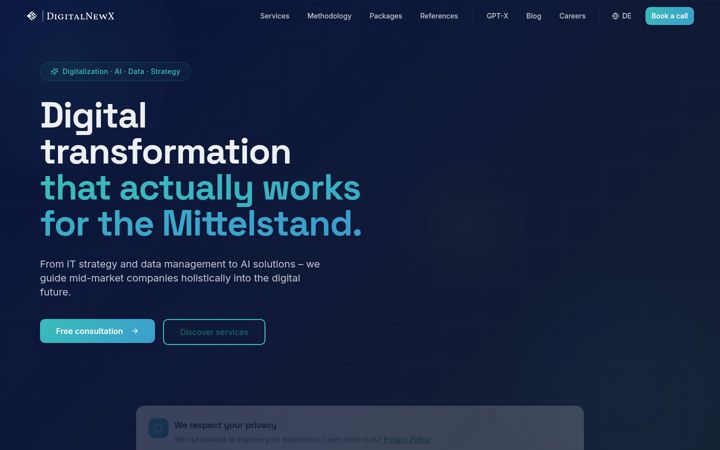 Screenshot of digitalnewx.com