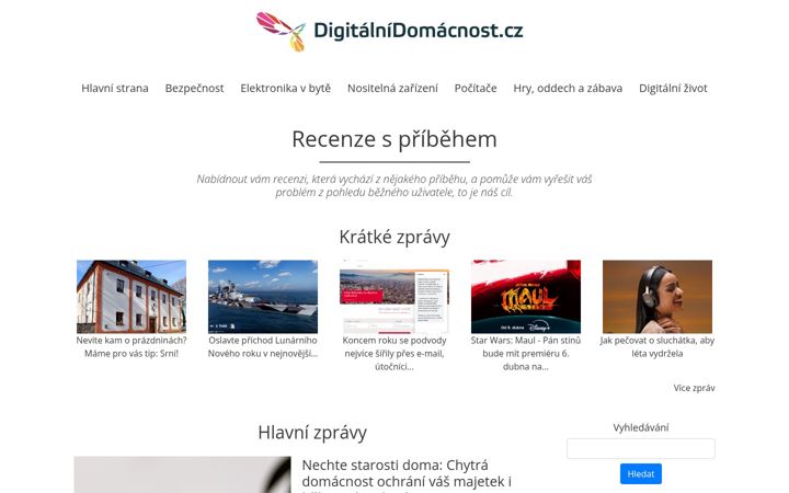 Screenshot ta' digitalnidomacnost.cz