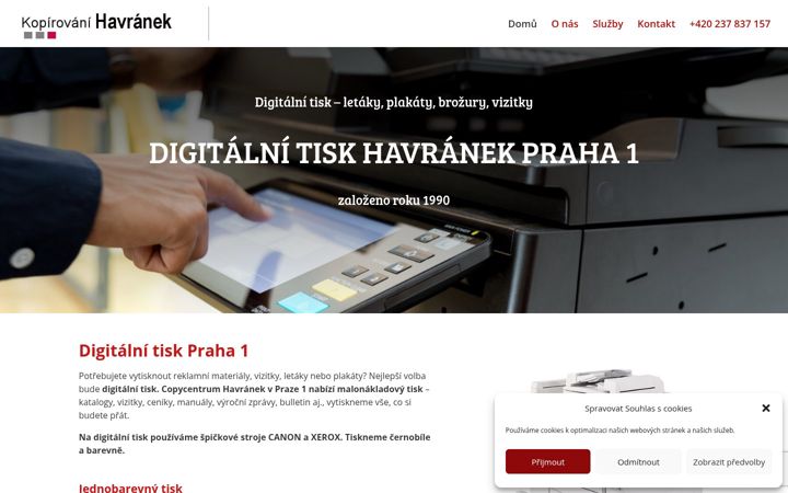 Screenshot ta' digitalnitiskpraha1.cz
