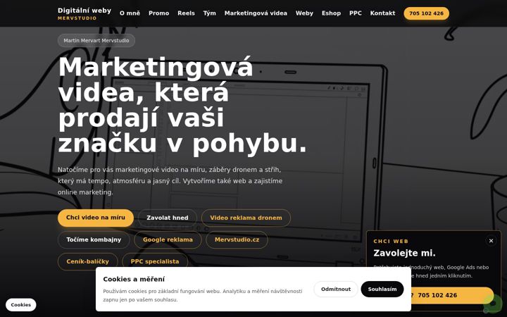 Screenshot ta' digitalniweby.cz