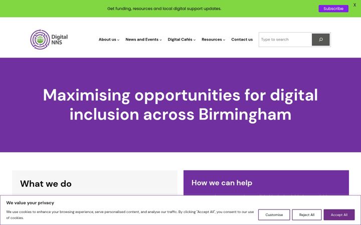 Zrzut ekranu digitalnns.org.uk
