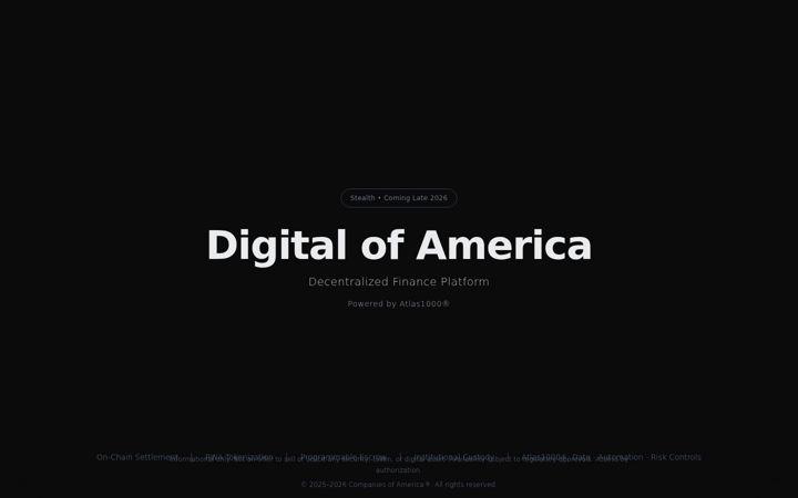 Screenshot of digitalofamerica.com