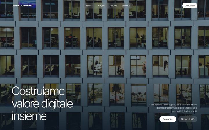 Screenshot of digitaloriented.it