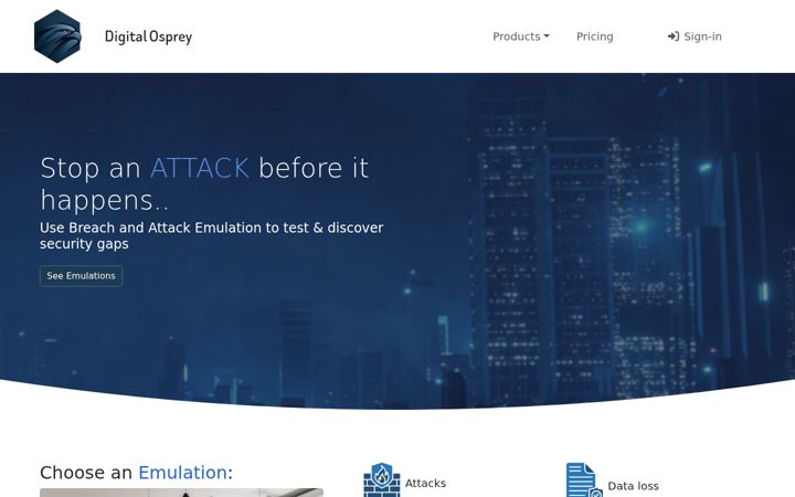 Screenshot of digitalosprey.com