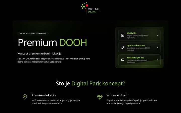 Screenshot of digitalpark.hr