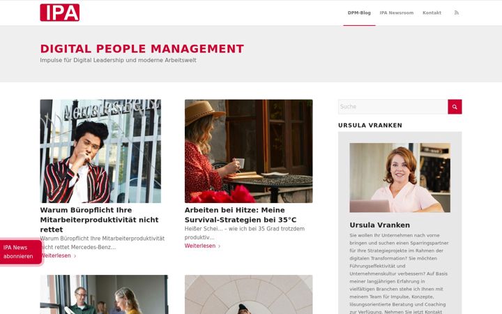 Screenshot of digitalpeoplemanagement.de