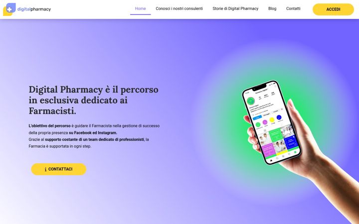 Screenshot von digitalpharmacy.it
