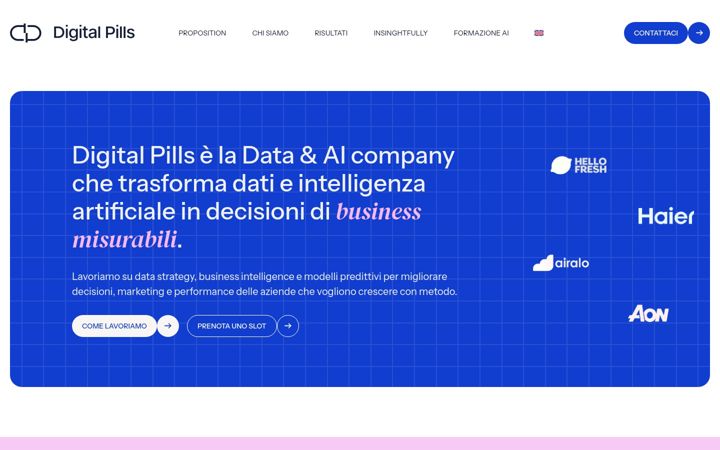 Screenshot von digitalpills.it