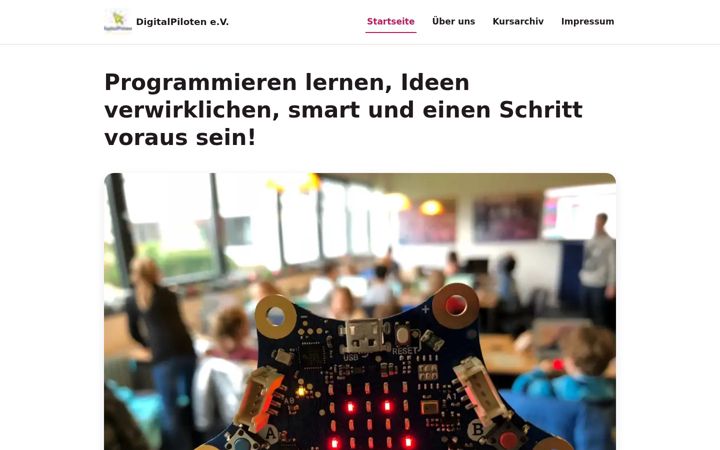 Screenshot of digitalpiloten.org