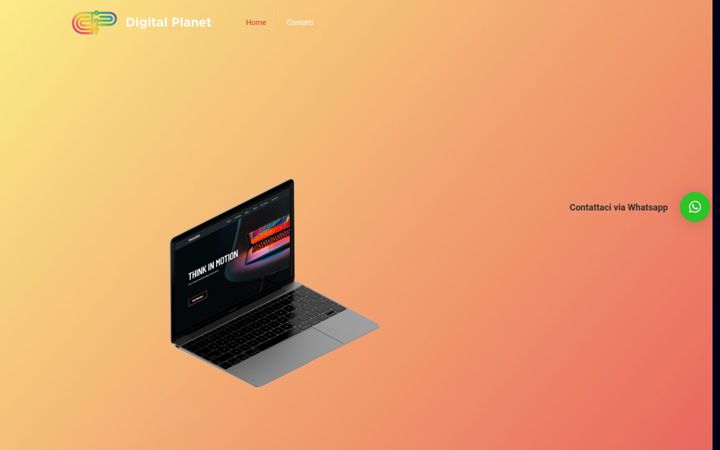 Screenshot of digitalplanetservizi.it