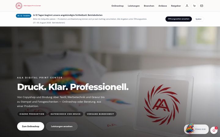 Screenshot of digitalprintcenter24.de