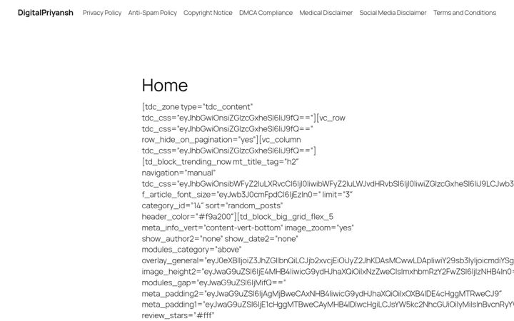 Screenshot of digitalpriyansh.com