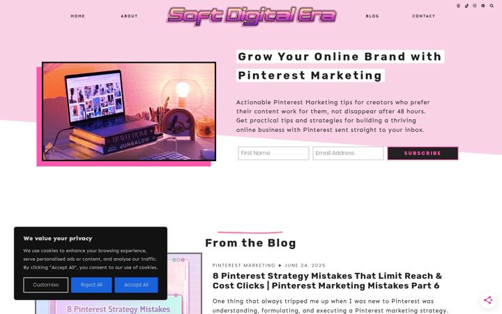 Screenshot of digitalproductshortcuts.com