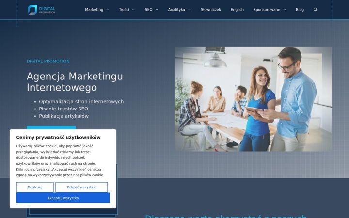 Screenshot of digitalpromotion.eu