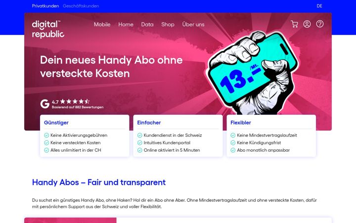 Screenshot of digitalrepublic.ch