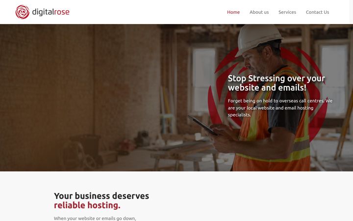 Screenshot of digitalrose.com.au