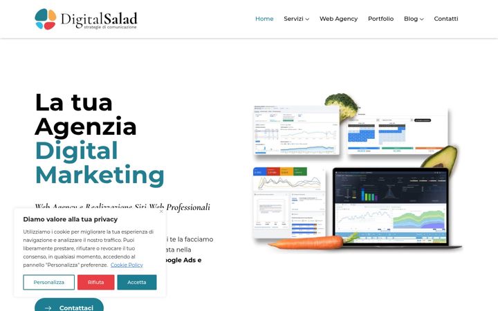 Screenshot of digitalsalad.it