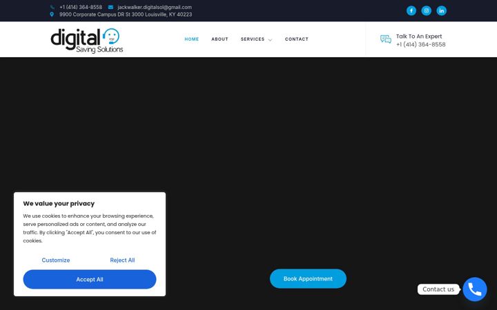 Screenshot of digitalsavingsolutions.com