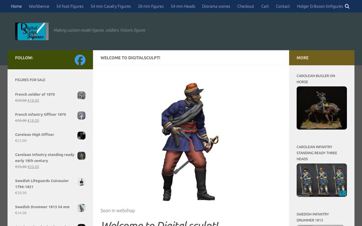 Captura de ecrã de digitalsculpt.se